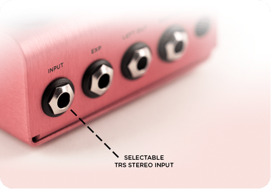 Selectable TRS Stereo Input