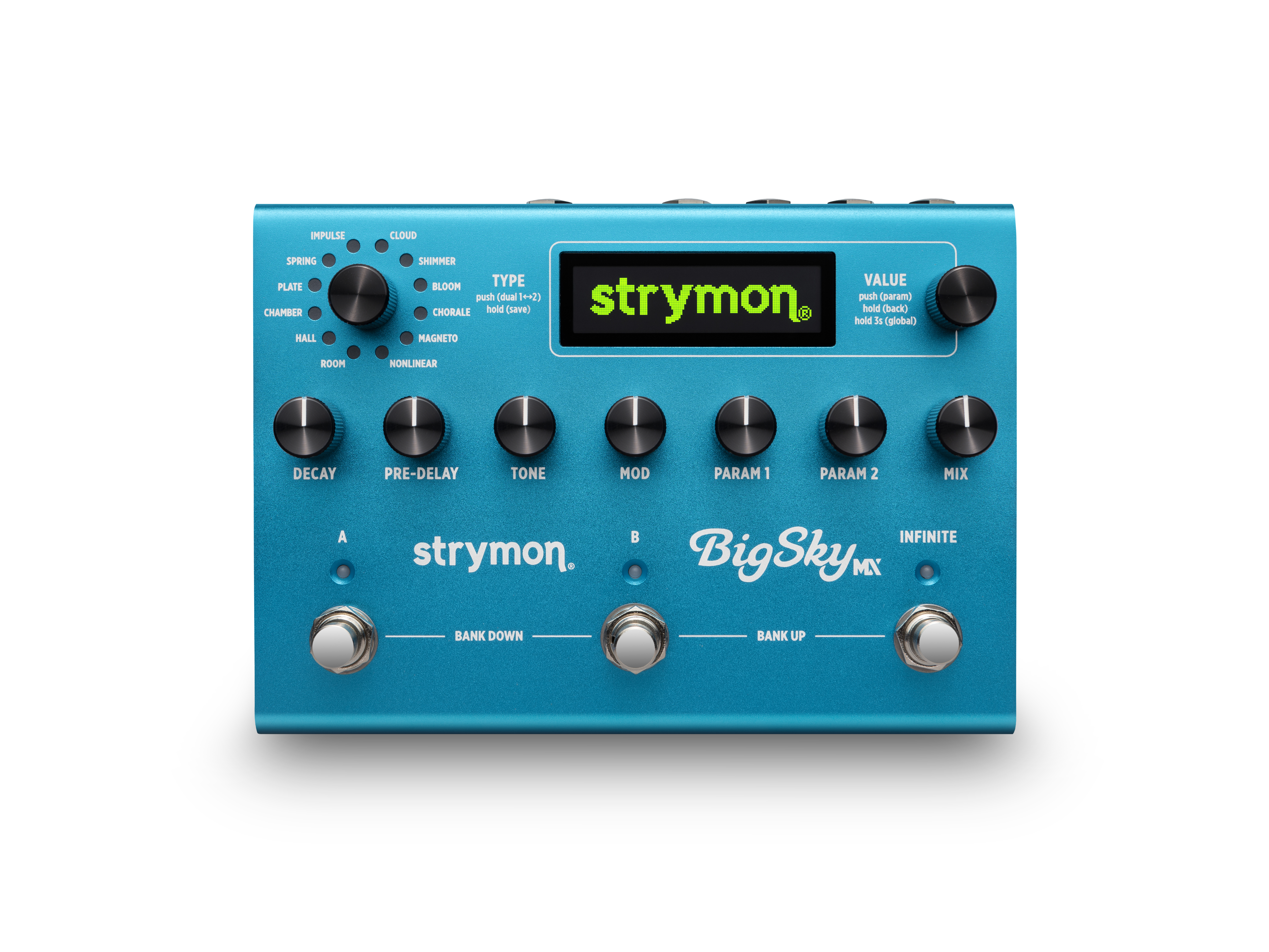 Strymon BigSky Multidimensional Reverberator Reverb Pedal with MultiSw –  Kraft Music