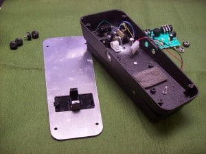 crybaby wah pedal with electronics removed