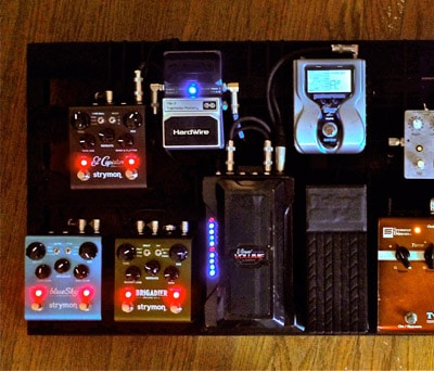 Hershel Yatovitz's pedal board