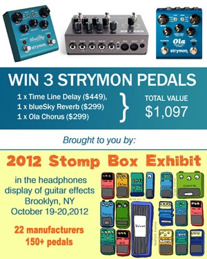 Win 3 Strymon Pedals!