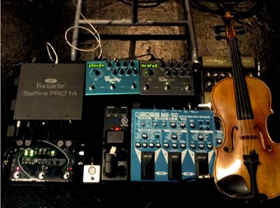 David Gerald Sutton pedalboard