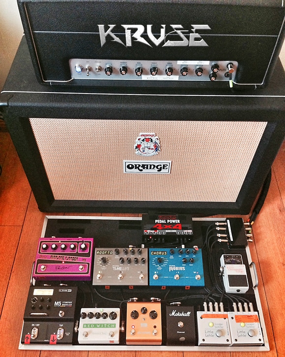 Mike Longworth - Pedalboard