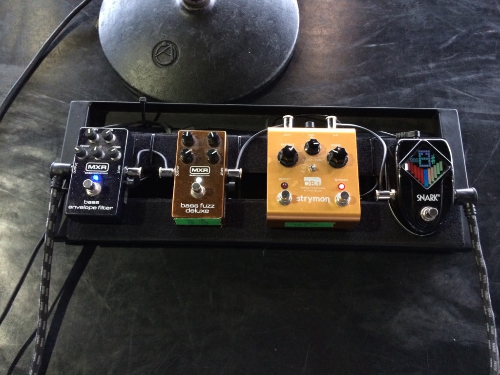 Joe G bass pedalboard