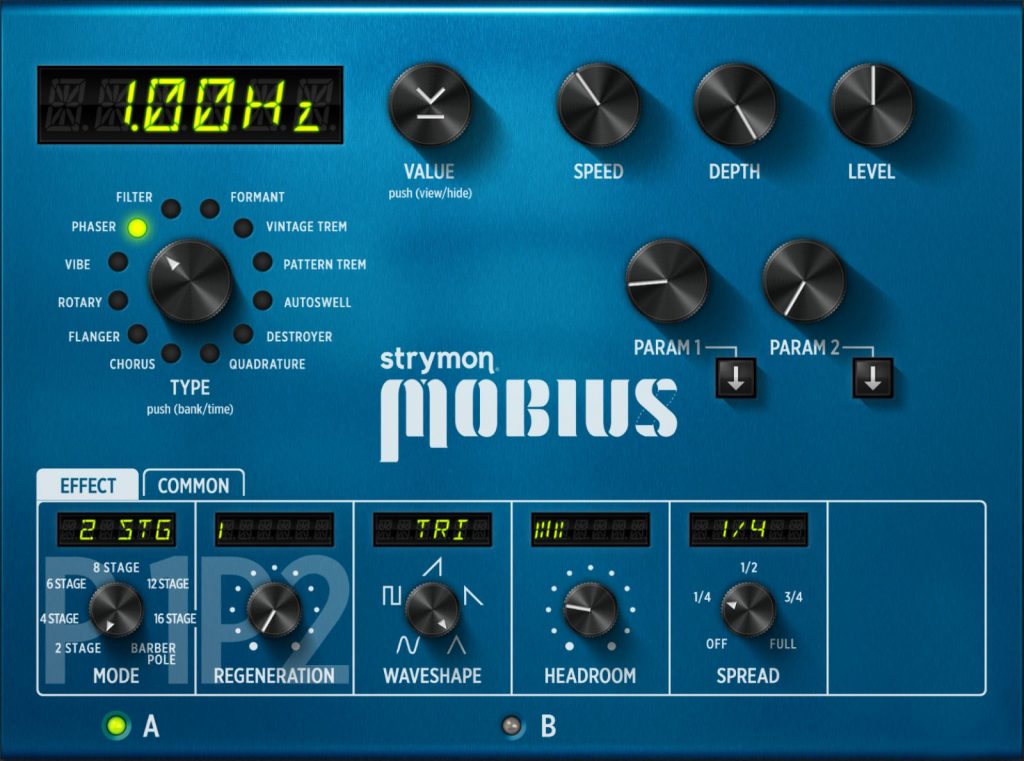 Mobius Phaser Pedal - 
