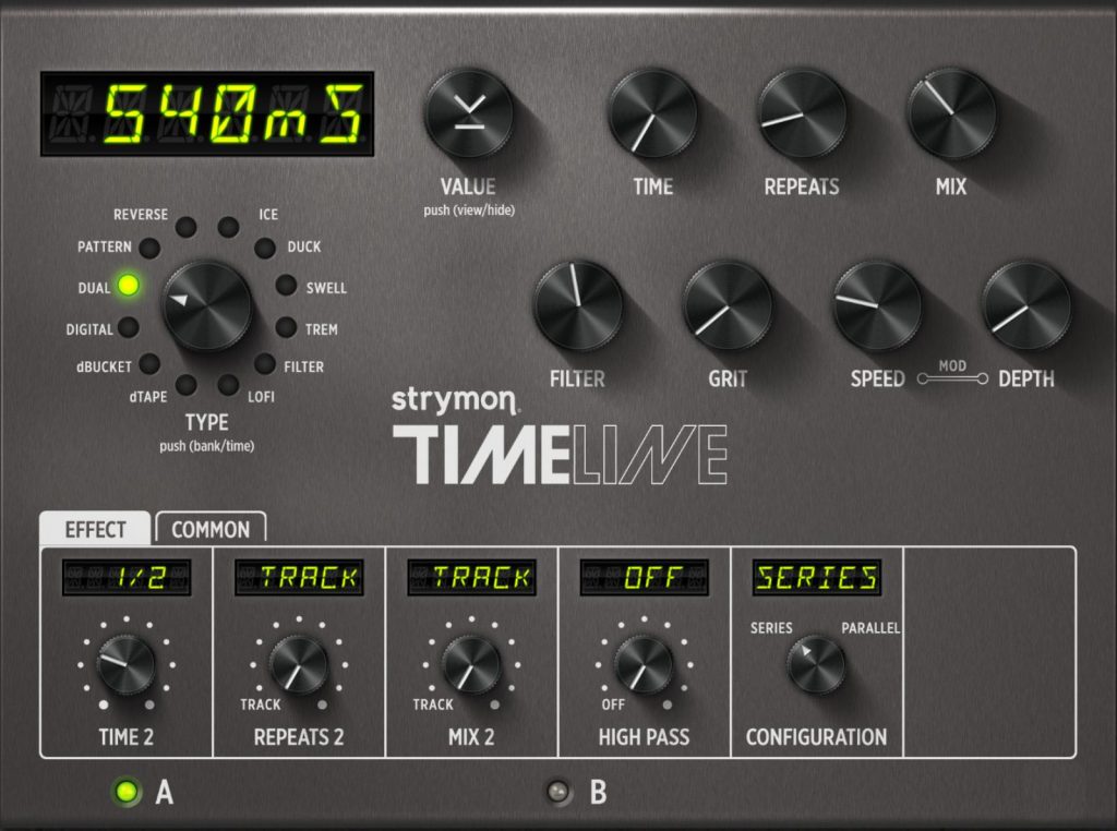 Guitarist Killian Gavin Strymon TimeLine Preset