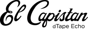El Capistan logo in black with tagline dTape Echo