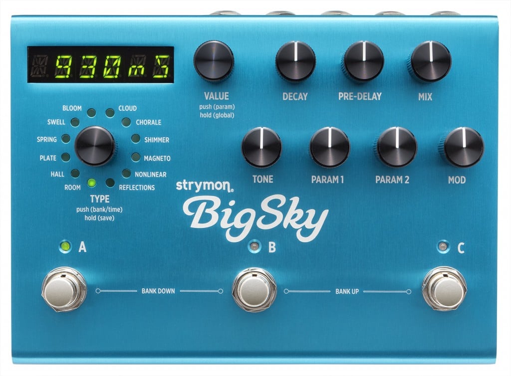 Strymon BigSky reverb pedal