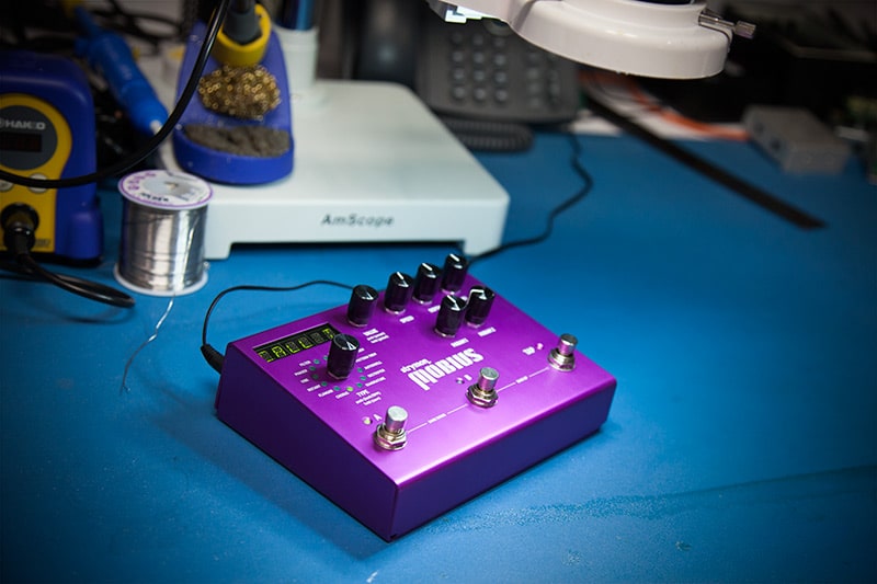 purple Mobius in lab