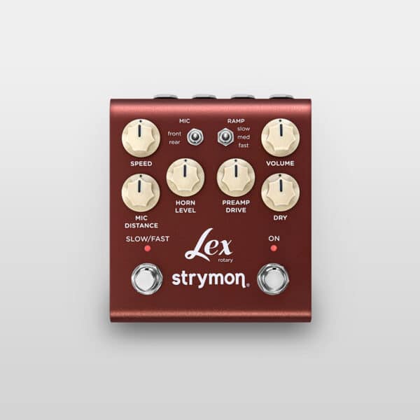 Strymon Lex pedal in brown finish