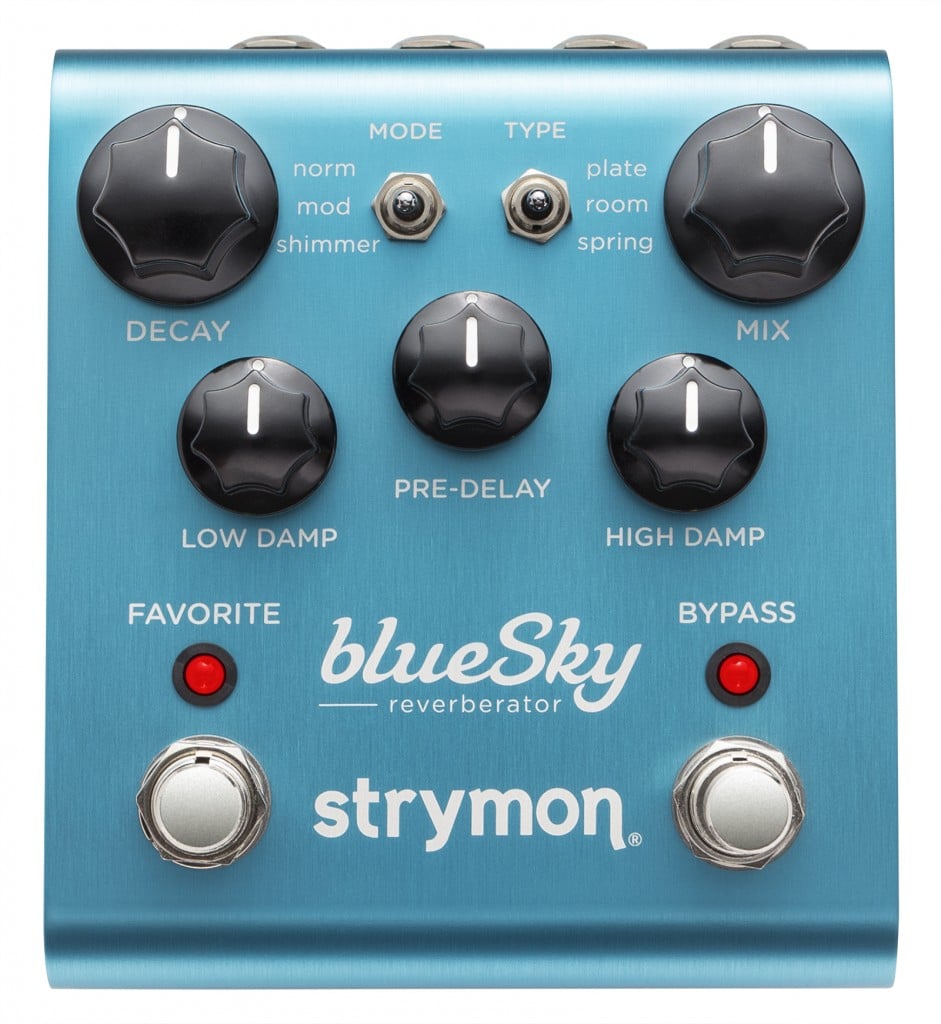 Strymon bluesky reverb pedal