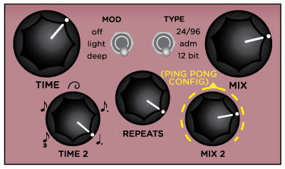 DIG Dual Delay settings