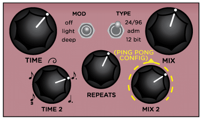 DIG Dual Delay settings