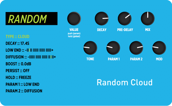 Strymon BigSky Preset: Random Cloud