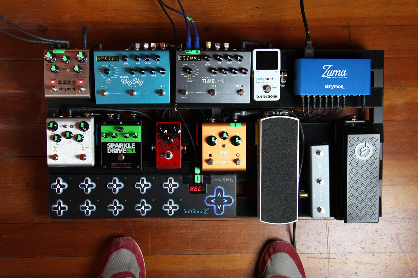 Ethan Tufts State Shirt Pedalboard