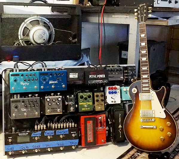 Kryz Reid Third Eye Blind Pedalboard