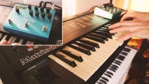 BigSky Bloom Reverb with Oberheim Matrix-6 vintage synth