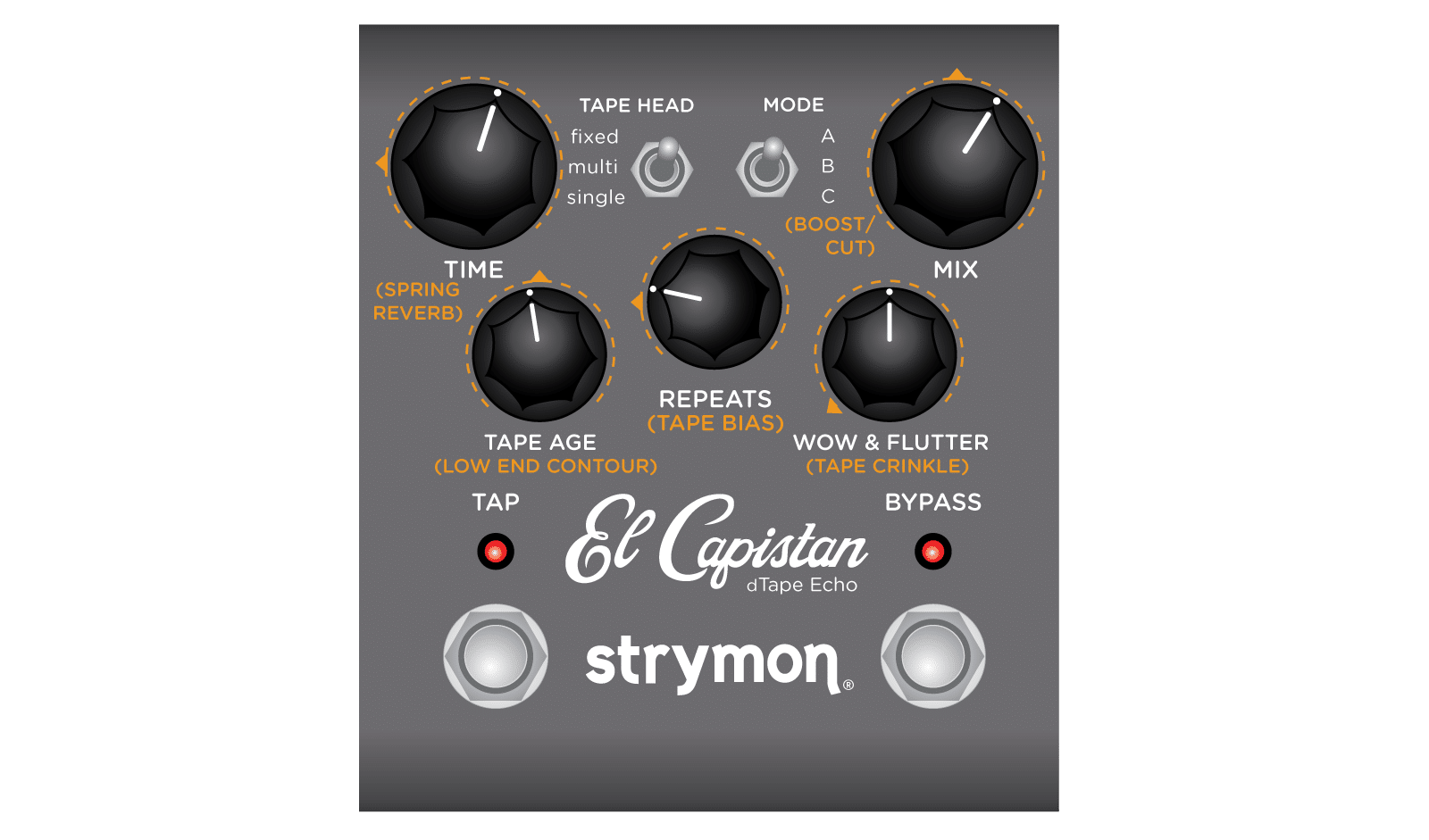 El Capistan slapback echo settings