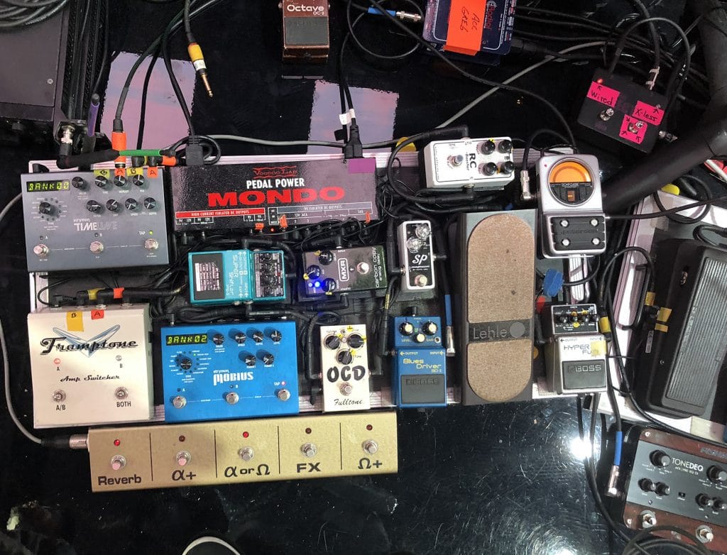 Greg Suran's American Idol Pedalboard