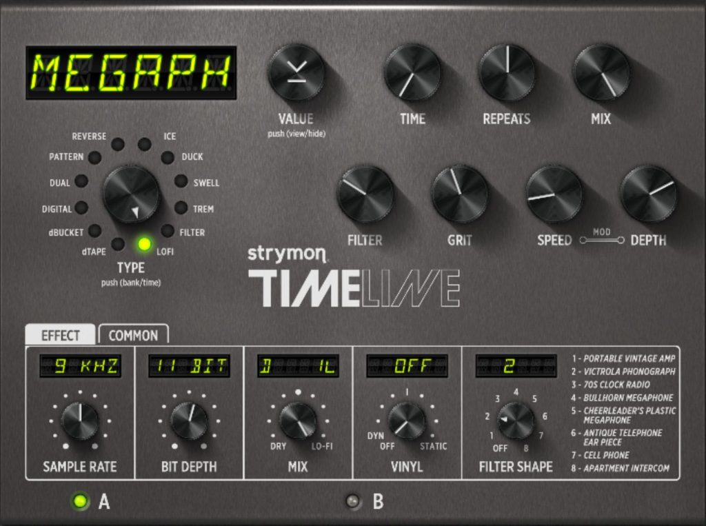 Joel Gilardini TimeLine preset MEGAPHONE