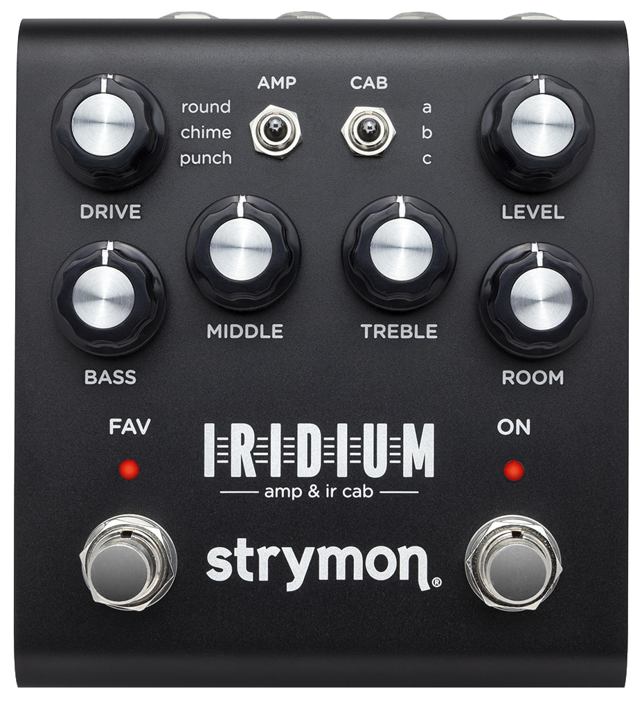 Close up shot of Strymon Iridium.