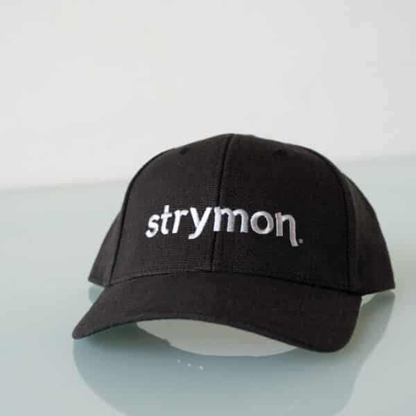 Strymon hat (white on black)