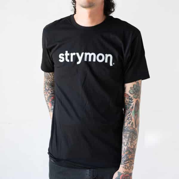 Strymon t-shirt (silver on black)