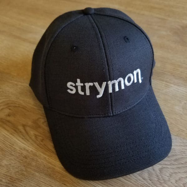 Strymon hat - black with white Strymon logo