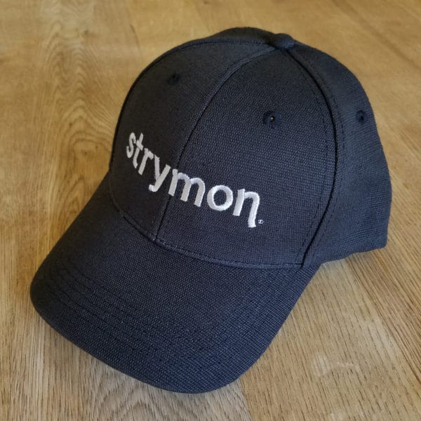 Strymon hat - black with white Strymon logo
