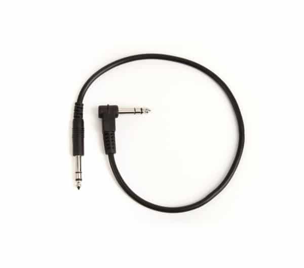 Strymon TRS cable 1/4" straight to right angle