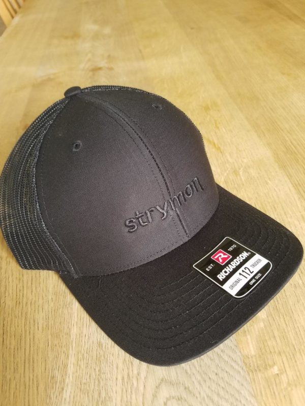 Strymon hat black on black trucker