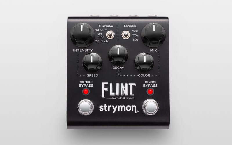 Flint Tremolo & Reverb - Black Knob Edition - Strymon