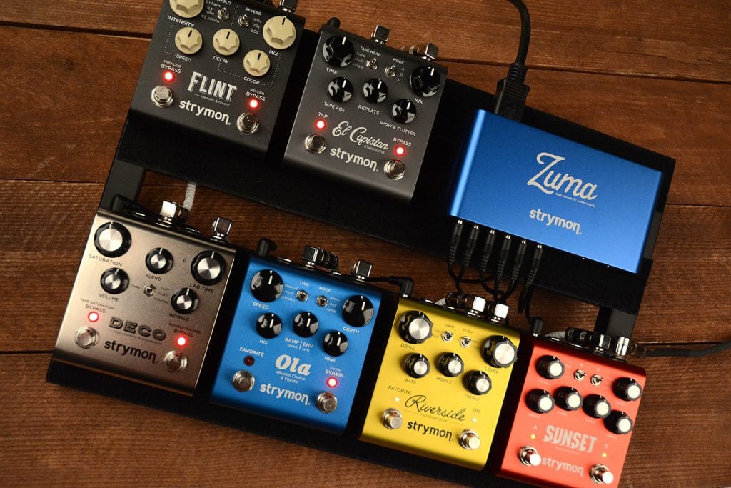 Strymon Pedalboard Powered by Zuma