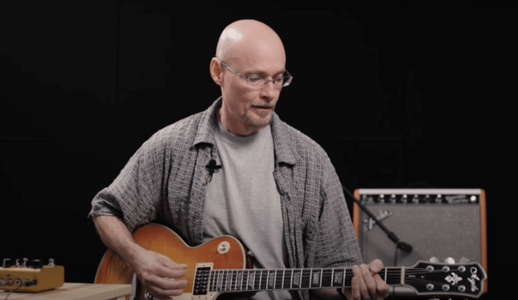 Pete Celi demos Riverside Multistage Drive with an Agile guitar.