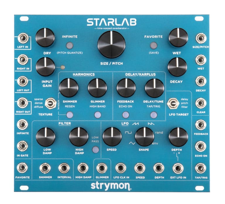Strymon Starlab rack module on white background