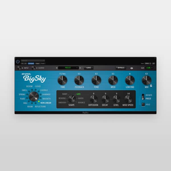 BigSky Multi Reverb Plugin