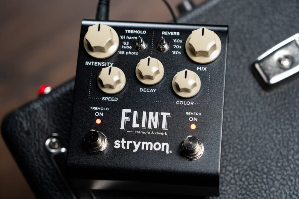 NEW V2 Flint - Tremolo Effect Pedal and Reverb Effect Pedal - Strymon