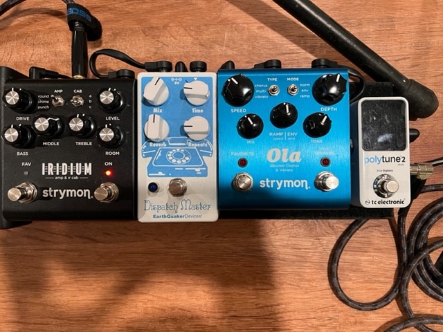 Brooke Annibale Pedalboard — Strymon Iridium and Ola