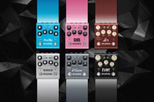 New Strymon blueSky, DIG, Lex, Deco, El Capistan, and Flint