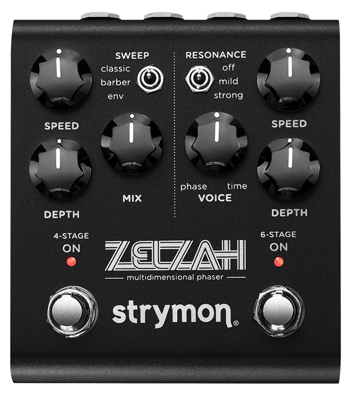 Strymon Zelzah in all black Midnight edition finish