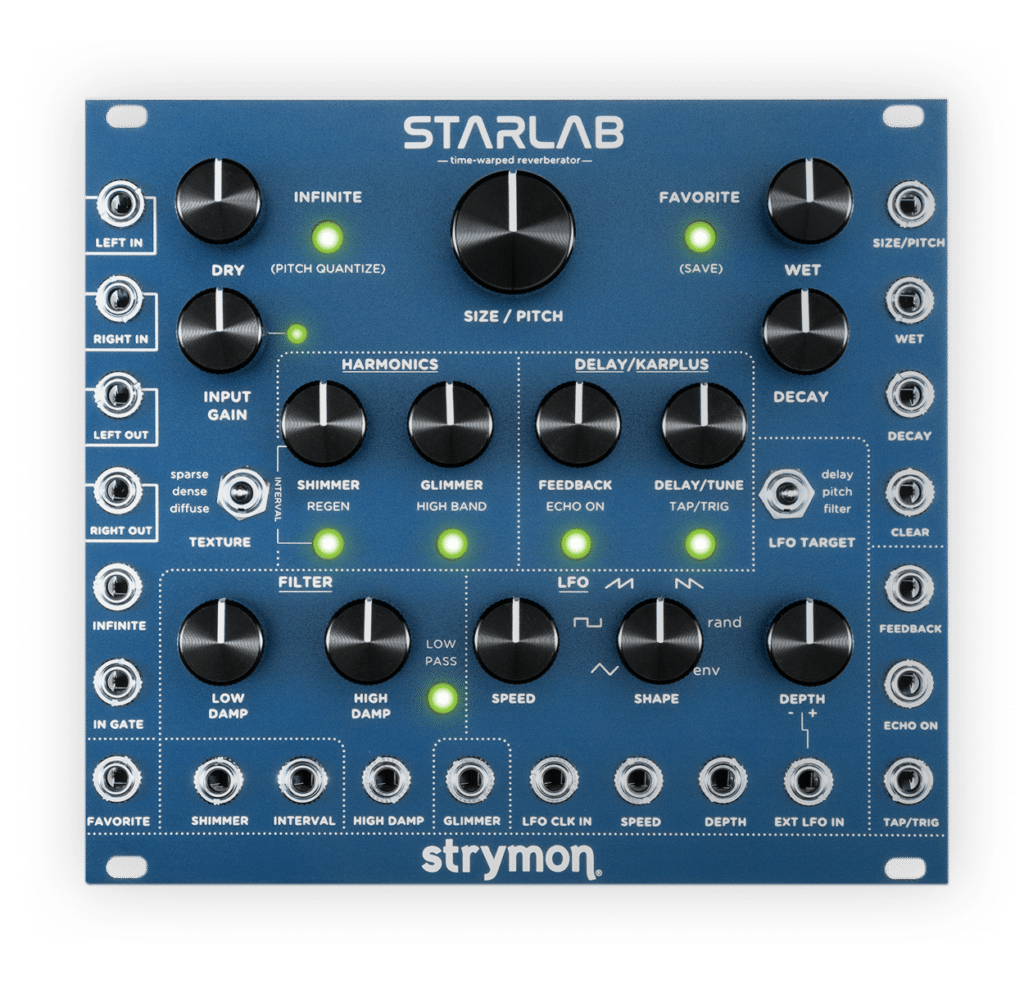 StarLab Eurorack Module in blue finish