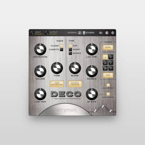 Strymon Deco plugin user interface